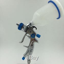 SAT1215 HVLP gravity feed stainless nozzle hvlp paint spray gun