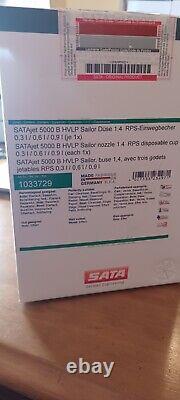 SATA 5000 B Sailor 1033729 HVLP Standard Spray Gun with Cup, 1.4 WithRPS CUP