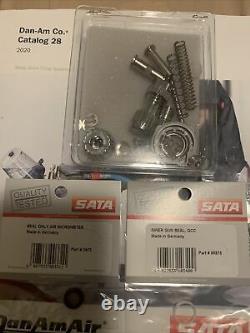SATA JETB 4000 HVLP/RP REPAIR/REBUILD KIT Plus Air Micrometer Seal & Inlet Seal