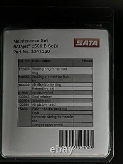 SATA JET 1500B HVLP/RP (1) MAINTENANCE KIT PART #1047150 With 3 Additional Items