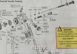 SATA JET 2000B HVLP/RP REBUILD KIT BRAND NEW With Many Additional Items