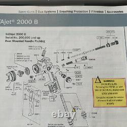 SATA JET 2000B HVLP/RP REPAIR/REBUILD KIT BRAND NEW With (2) Additional Items