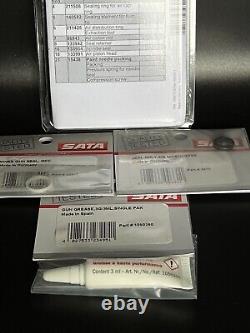 SATA JET 5000B & PHASER HVLP/RP MAINTENANCE KIT PART #1050674 With Extra Items