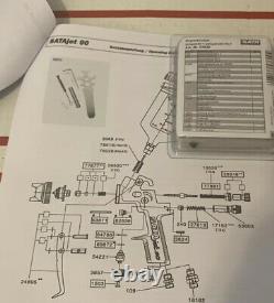 SATA JET 90 & Jet 90/2 Rebuild Kit 57620 packaged As SATA JET RP, Jet 2000 HVLP