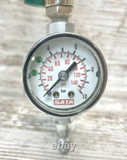 SATA JET NR2000 HVLP Paint Spray Gun with 1,3 NR 2000 Nozzle & Pressure Regulator