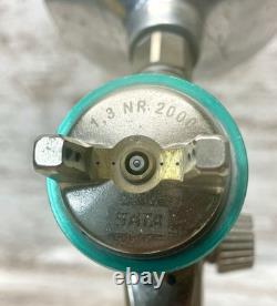 SATA JET NR2000 HVLP Paint Spray Gun with 1,3 NR 2000 Nozzle & Pressure Regulator