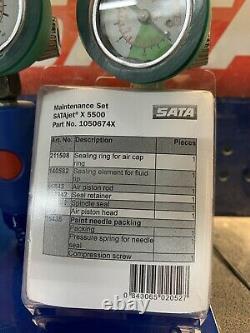 SATA JET X5500 HVLP/RP (1) MAINTENANCE KIT PART #1050674X With 3 Additional Item