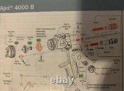 SATA Jet 4000b Hvlp/rp (1) Maintenance Kit Part #1047837