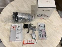 SATA Jet 5000 B Hvlp 1.3 Spray Gun Like New! Rps Cups New