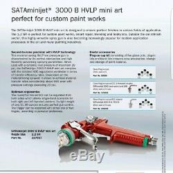 SATA MiniJet 3000 B HVLP (1.0 sr) Red Art Limited Edition