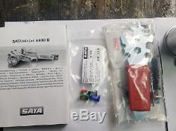 SATA MiniJet 4400 B HVLP Spray Gun with SATA Adam 2 Digital Gauge EXC+