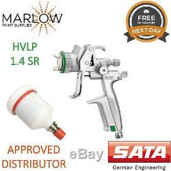 SATA Minijet 4400 Hvlp 1.4 Sr Gravity Feed Mini Jet Smart Spray Gun 198093