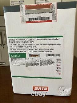 SATA X5500 HVLP 1.3 O Noz. Spray Gun WithRPS Cups