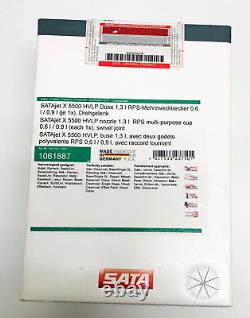 SATA jet X 5500 HVLP 1.3 I-NOZZLE SPRAY GUN 1061564 NON DIGITAL Used