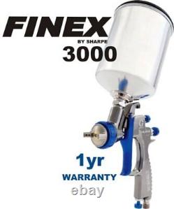 SHARPE FINEX 288879 FX3000 Series HVLP Paint Spray Gun, 1.3 mm Nozzle, 600cc