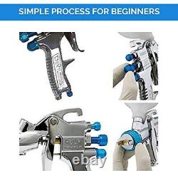 STARTINGLINE HVLP Spray Gun for Painting Control 1.3mm Gravity Feed Paint Gun