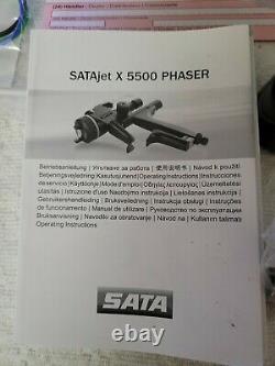 Sata 1096157 X5500 HVLP PHASER. WithRPS CUPS. 1.2 I NOZZLE. NEW