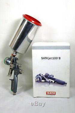 Sata Jet 100 BF HVLP 1.9 Nozzle Spray Gun with 1L QCC Aluminum Cup #683