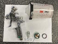 Sata MINIjet 4400-B HVLP 1.0 SR GUN + 3M Re-Usable PPS SERIES 2.0 LID/LINER KIT