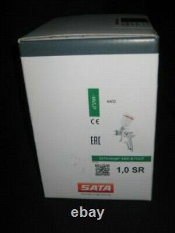 Sata Minijet 4400 B HVLP 1.0 S + Re-usable Sata QCC Cup + Free Micrometer NEW