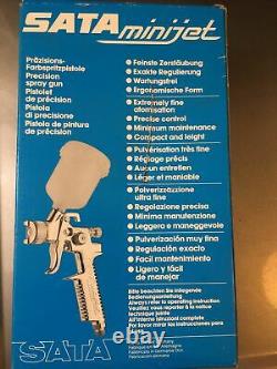 Sata Minijet HVLP 1.0 Mm nozzle Spray Gun Made in Germany NEW