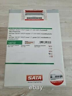 Sata Satajet 100 B F 1.7 HVLP spraygun. Brand new in sealed box spray gun