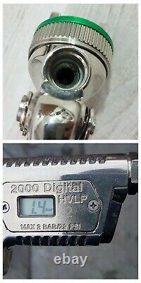 Sata satajet 2000 1.3 HVLP 2 digital spray gun with brand new spraygun cup / pot