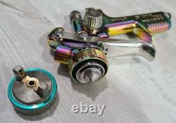 Sata satajet 2000 1.3 HVLP spray gun spraygun rainbow edition + brand new cup