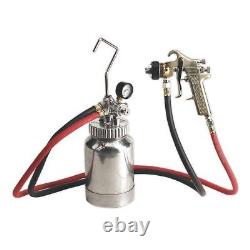 Sealey HVLP Pressure Pot System with Spray Gun & Hoses 1.7mm Set-Up HVLP-79/P