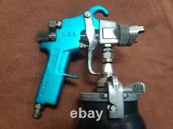 Sharpe 998 Spray Gun Pressure Feed HVLP#S System Blue (Good)