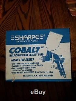 Sharpe/Cobalt HVLP Gravity Feed Paint Gun