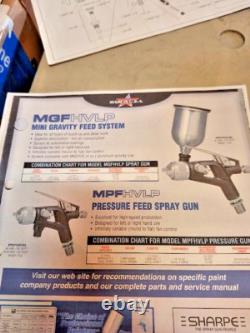 Sharpe MGF HVLP Mini Gravity Touch Up / Detail Spray Gun Extras