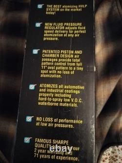 Sharpe PTE HVLP spray gun combo kit. Vintage 1991 in great condition