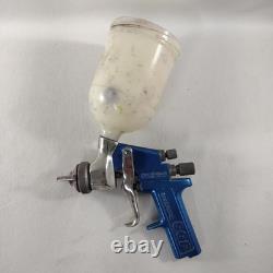 Sharpe SGF HVLP Blue Gravity Feed Spray Paint Gun With Tip And Cup