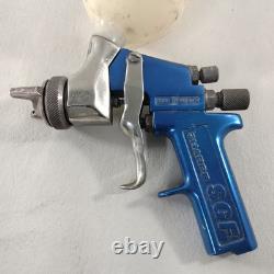 Sharpe SGF HVLP Blue Gravity Feed Spray Paint Gun With Tip And Cup