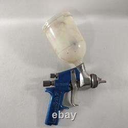 Sharpe SGF HVLP Blue Gravity Feed Spray Paint Gun With Tip And Cup