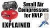 Small Air Compressor S For Hvlp