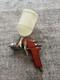 Snap On 1.3mm Red Saber Air Paint Spray Gun Hvlp Gravity Feed Bf813 Made In Usa