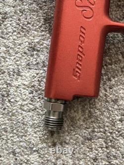Snap On 1.3MM Red Saber Air Paint Spray Gun HVLP Gravity Feed BF813 Made In USA