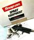 Snap On Tools Air Paint Spray Gun Bf700 Hvlp Black Gravity Feed With Box Saber Ii