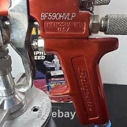 Snap-On Tools BF590 HVLP Red Paint Spray Gun USA BF-590 Openbox