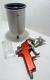 Snap On Saber Hvlp 1.3 Mm, Gravity Feed Spray Gun And Aluminum Gravity Cup
