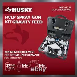 Spray Gun Kit HVLP and Standard Gravity Feed Precision Spray Cap