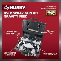 Spray Gun Kit HVLP and Standard Gravity Feed Precision Spray Cap Perfect-Spray