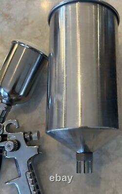Starting Line Spray Gun Lot 3 Paint Guns/Canisters HVLP READ FAST SHIPPING