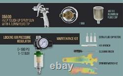 TCP Global Complete Professional 9 Piece HVLP Spray Gun Set