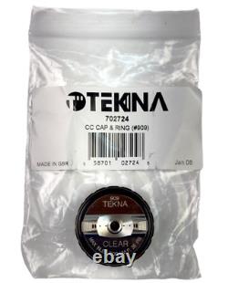 TEKNA 703063 HVLP Spray Gun/Cup 1.3Mm 202 Bc/909 Cc Cap, Chrome/Stainless Steel