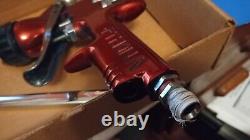 TEKNA HVLP Copper He Uncupped Gravity Feed Spray Gun, 1.2, 1.3, 7e7 P1-9 bar