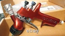 TEKNA HVLP Copper He Uncupped Gravity Feed Spray Gun, 1.2, 1.3, 7e7 P1-9 bar