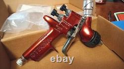 TEKNA HVLP Copper He Uncupped Gravity Feed Spray Gun, 1.2, 1.3, 7e7 P1-9 bar